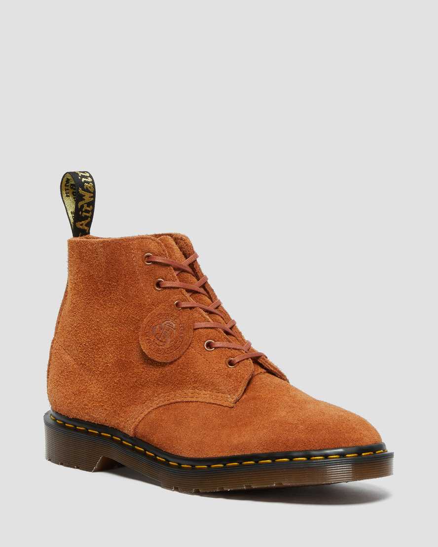 Dr. Martens 101 Suede Erkek Ayak Bileği Botları - Bot Kahverengi |CHKRT4291|